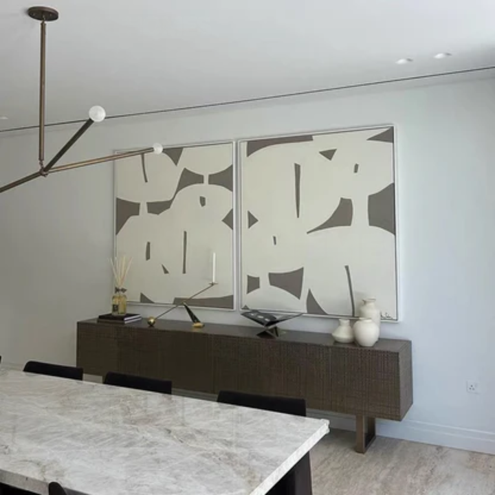 SORELLE Modern Hand-Painted Oil Painting Wall Art - Cassa Haus Singapore