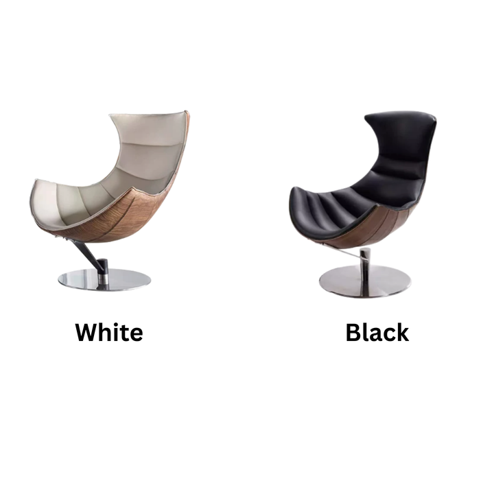 LOBRIQUE Modern Leather Lounge Chair - Cassa Haus Singapore