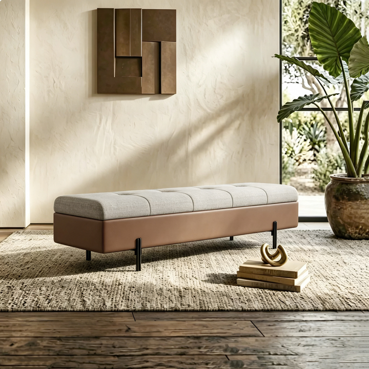 DORVEN Modern Storage Bench - Cassa Haus Singapore