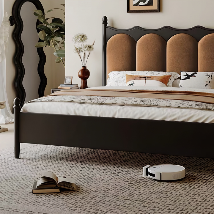 VESKARA Victorian Solid Wood Bedframe - Cassa Haus Singapore