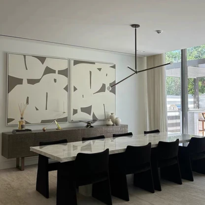 SORELLE Modern Hand-Painted Oil Painting Wall Art - Cassa Haus Singapore