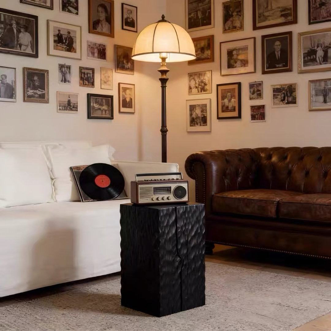 ZAYRO Modern Solid Wood Pedestal - Cassa Haus Singapore