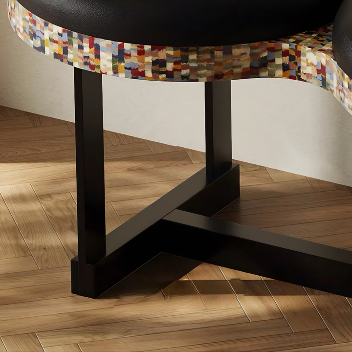 KESTRUM Boho Leather Entryway Bench - Urban Mood Singapore