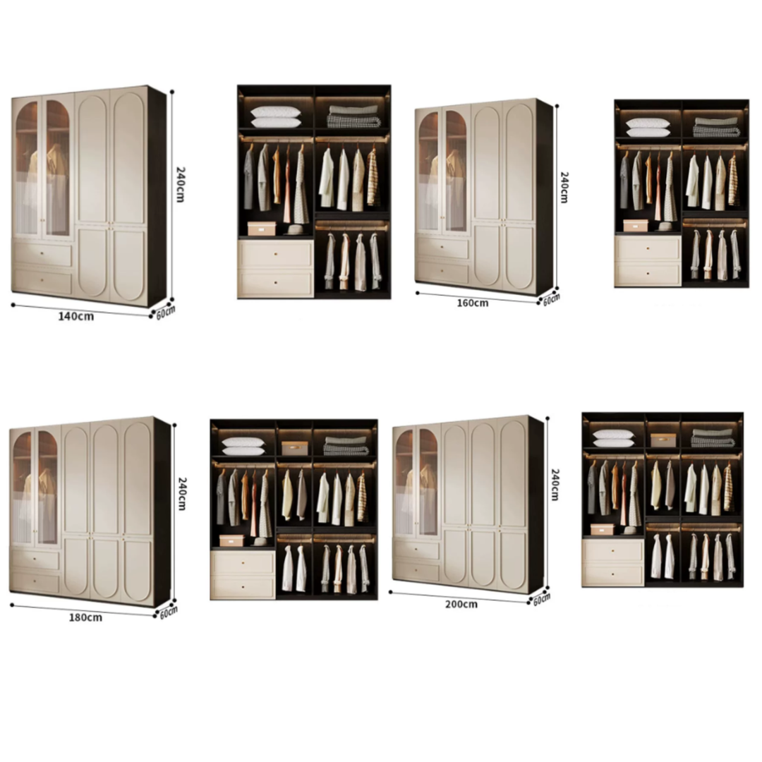 ESQUERIN Minimalist Victorian Wardrobe - Cassa Haus Singapore