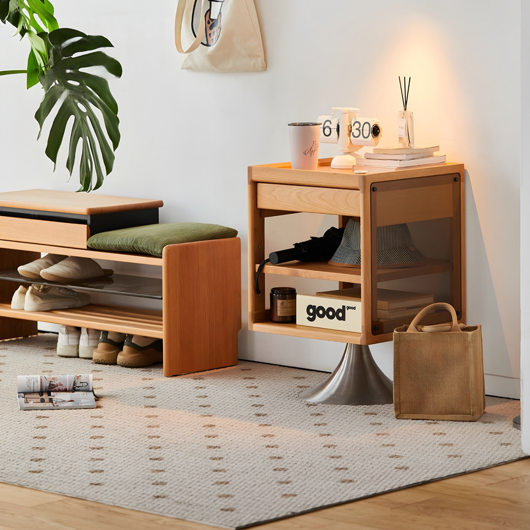 HALEN Modern Rotatable Bedside Table - Cassa Haus Singapore
