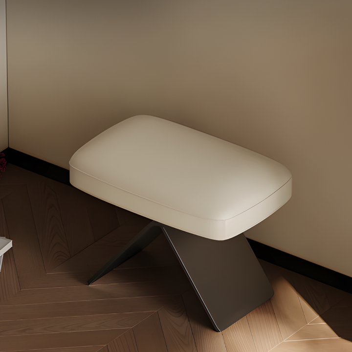 AVERO Modern Leather Stool - Urban Mood Singapore