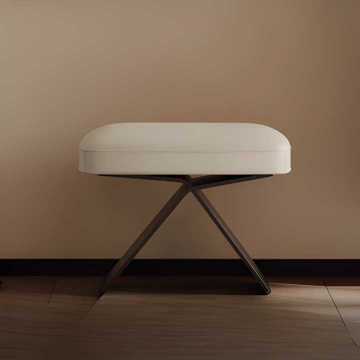 AVERO Modern Leather Stool - Urban Mood Singapore