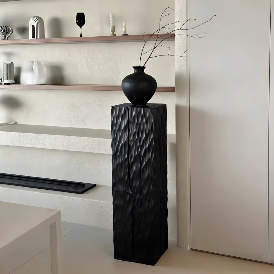 ZAYRO Modern Solid Wood Pedestal - Cassa Haus Singapore