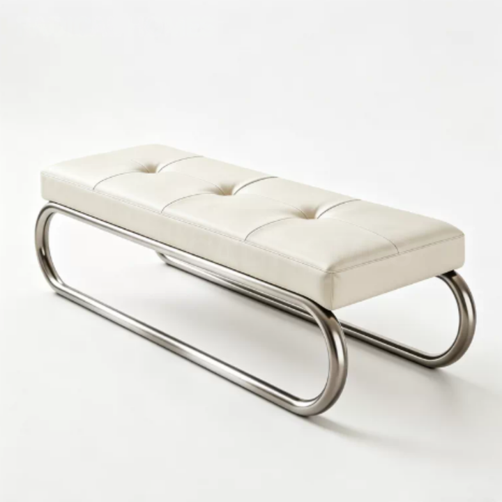 ELVANO Modern Leather Bench - Cassa Haus Singapore