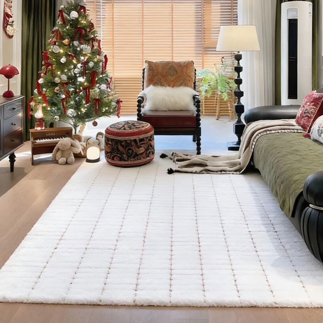 WEAVEMOLE Modern Textured Woven Rug - Cassa Haus Singapore