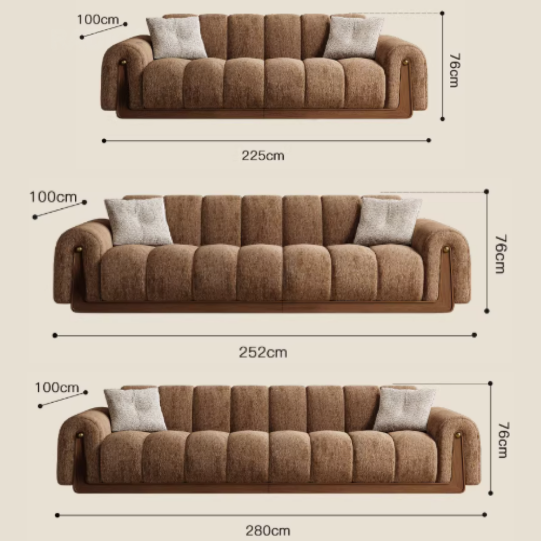 DORVIK Modern Fabric Sofa - Cassa Haus Singapore