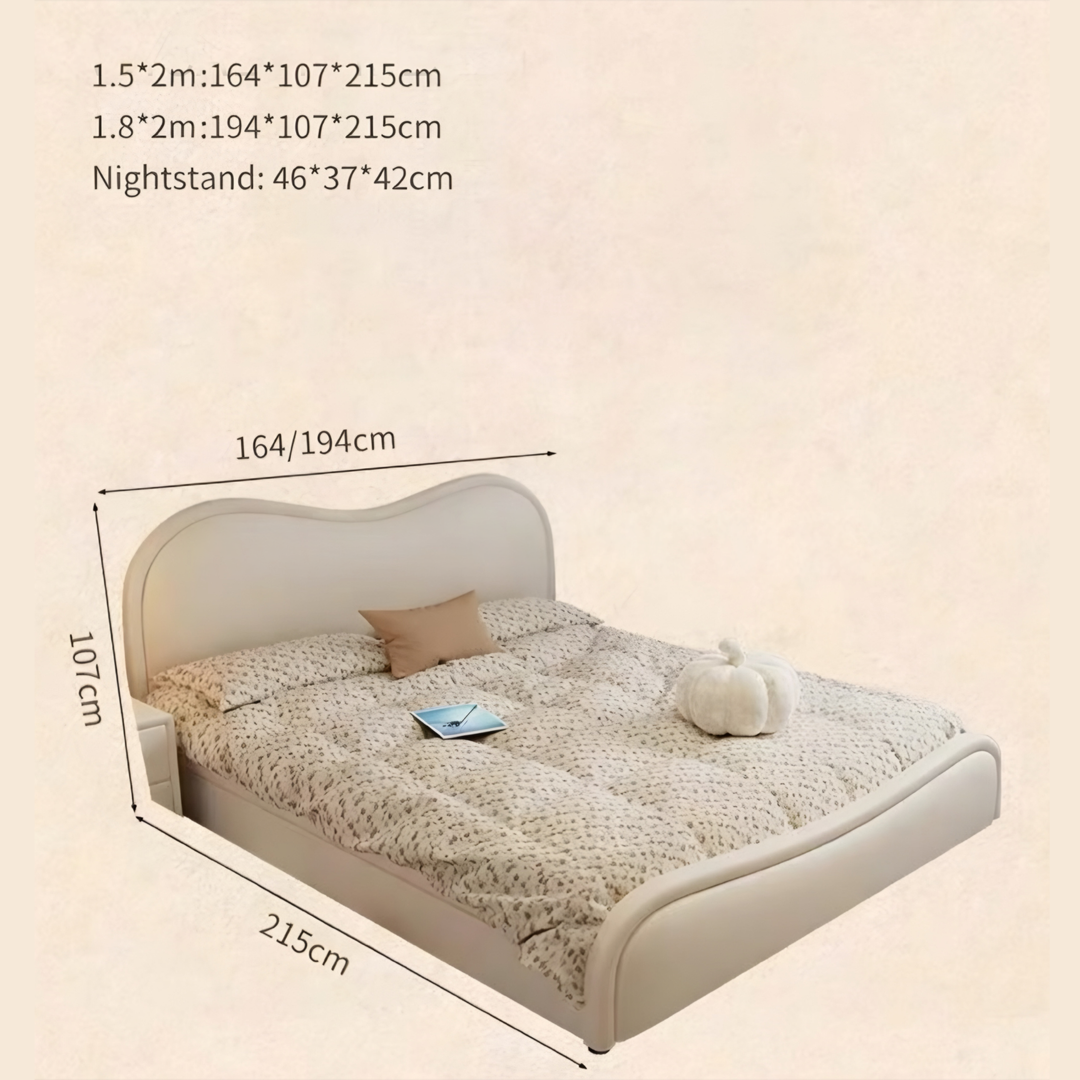 GAVEN Modern Leather Storage Bedframe - Cassa Haus Singapore