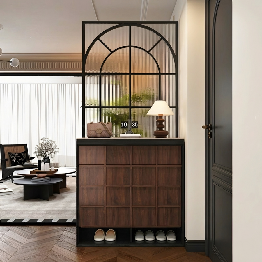THORNBURY Modern Entryway Partition Shoe Cabinet - Cassa Haus Singapore