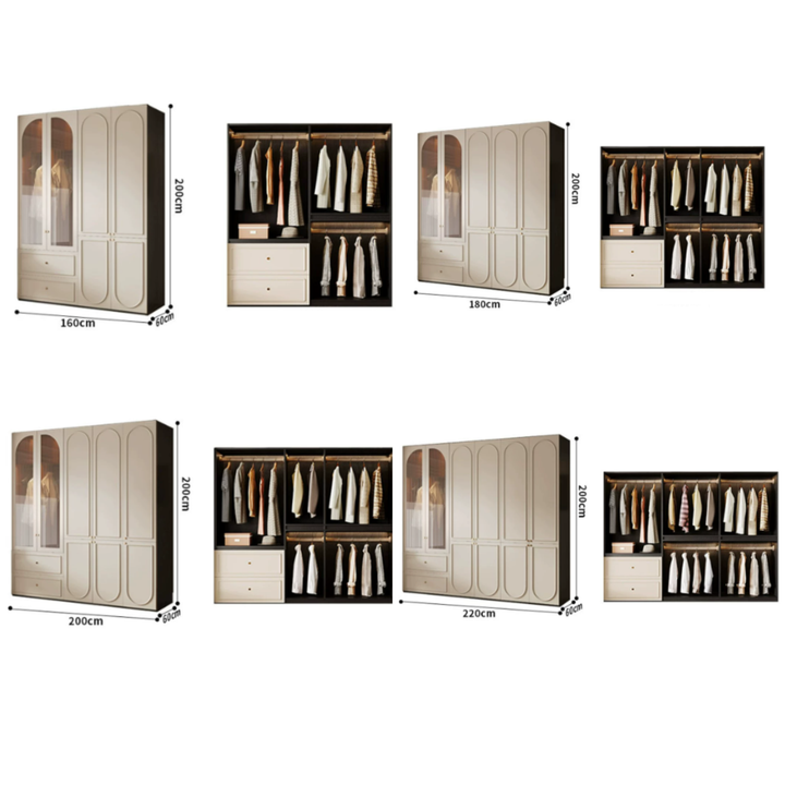 ESQUERIN Minimalist Victorian Wardrobe - Cassa Haus Singapore