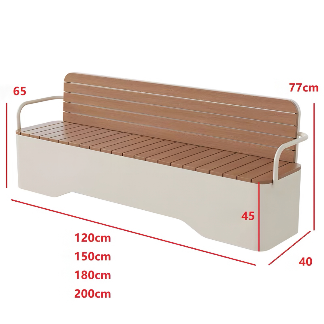 KALDREY Modern Outdoor Bench - Cassa Haus Singapore