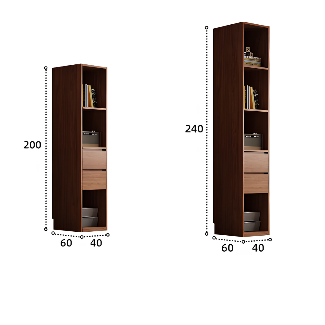 TRESKYN Rustic Rattan Wardrobe - Cassa Haus Singapore