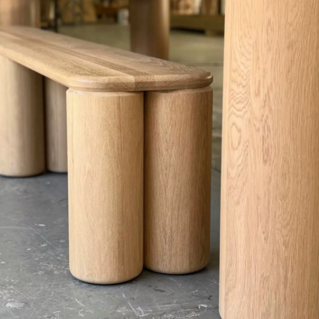 EARTHBOUND Modern Solid Wood Dining Table - Cassa Haus Singapore