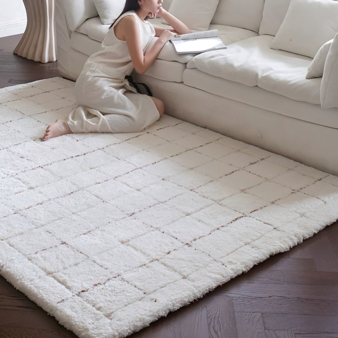 GRIDHARE Modern Soft Rug - Cassa Haus Singapore