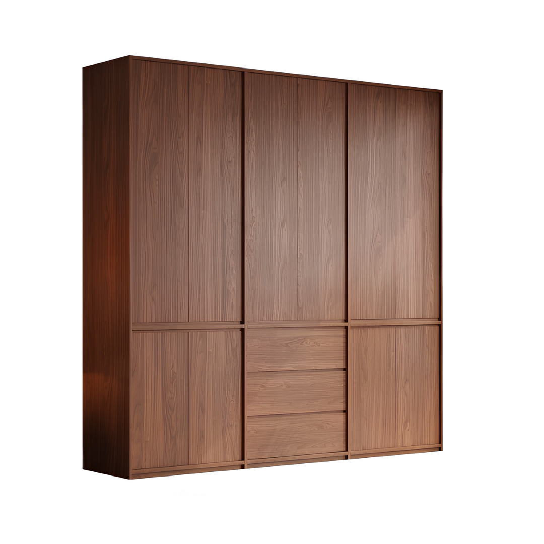 KIRVEX Modern Solid Wood Wardrobe - Cassa Haus Singapore