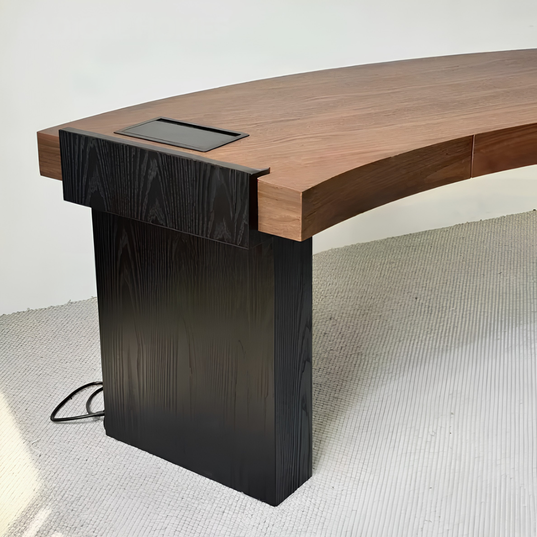 ELLSWORTH Modern Solid Wood Study Table - Cassa Haus Singapore
