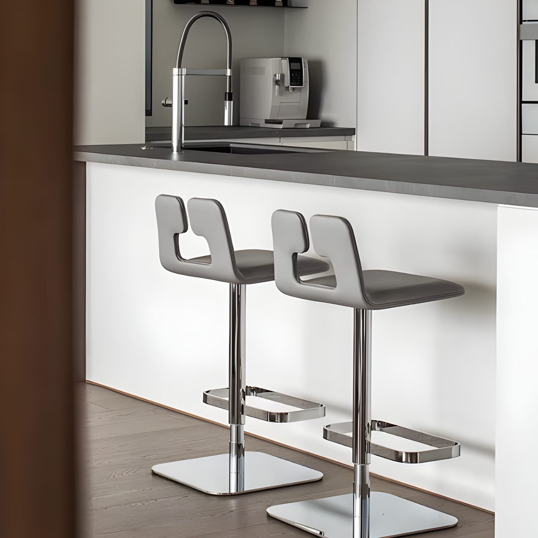 YORSTEN Modern Leather Bar Stool - Urban Mood Singapore