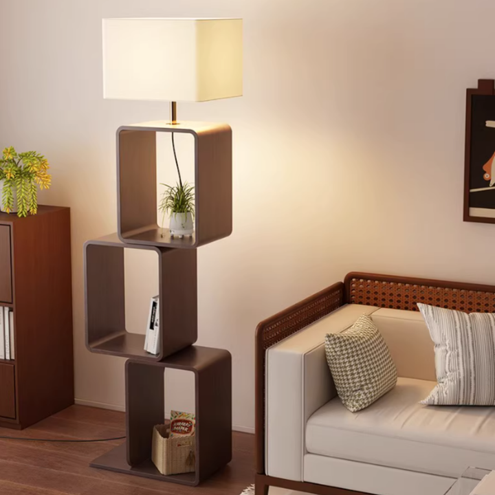 FALKIRK Minimalist Storage Floor Lamp - Cassa Haus Singapore