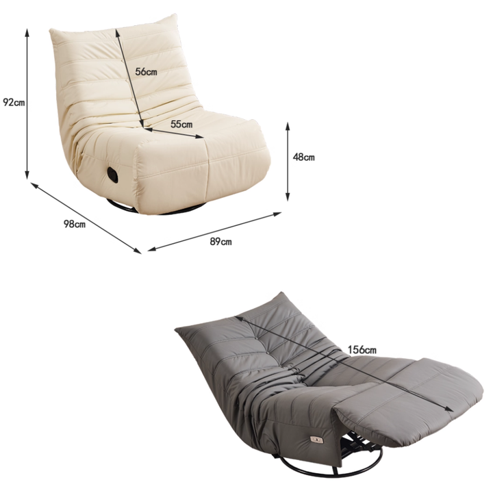 ORLISSA Modern Electric Recliner Lounge Chair - Urban Mood Singapore