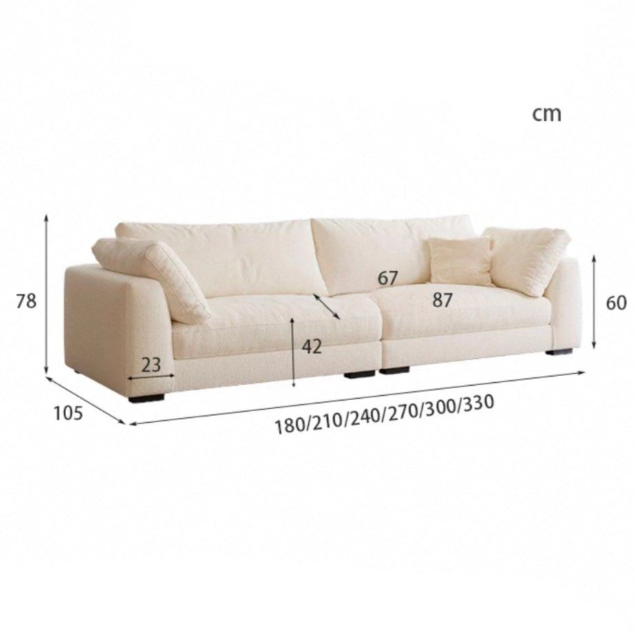 IVERN Modern Fabric Sofa - Cassa Haus Singapore
