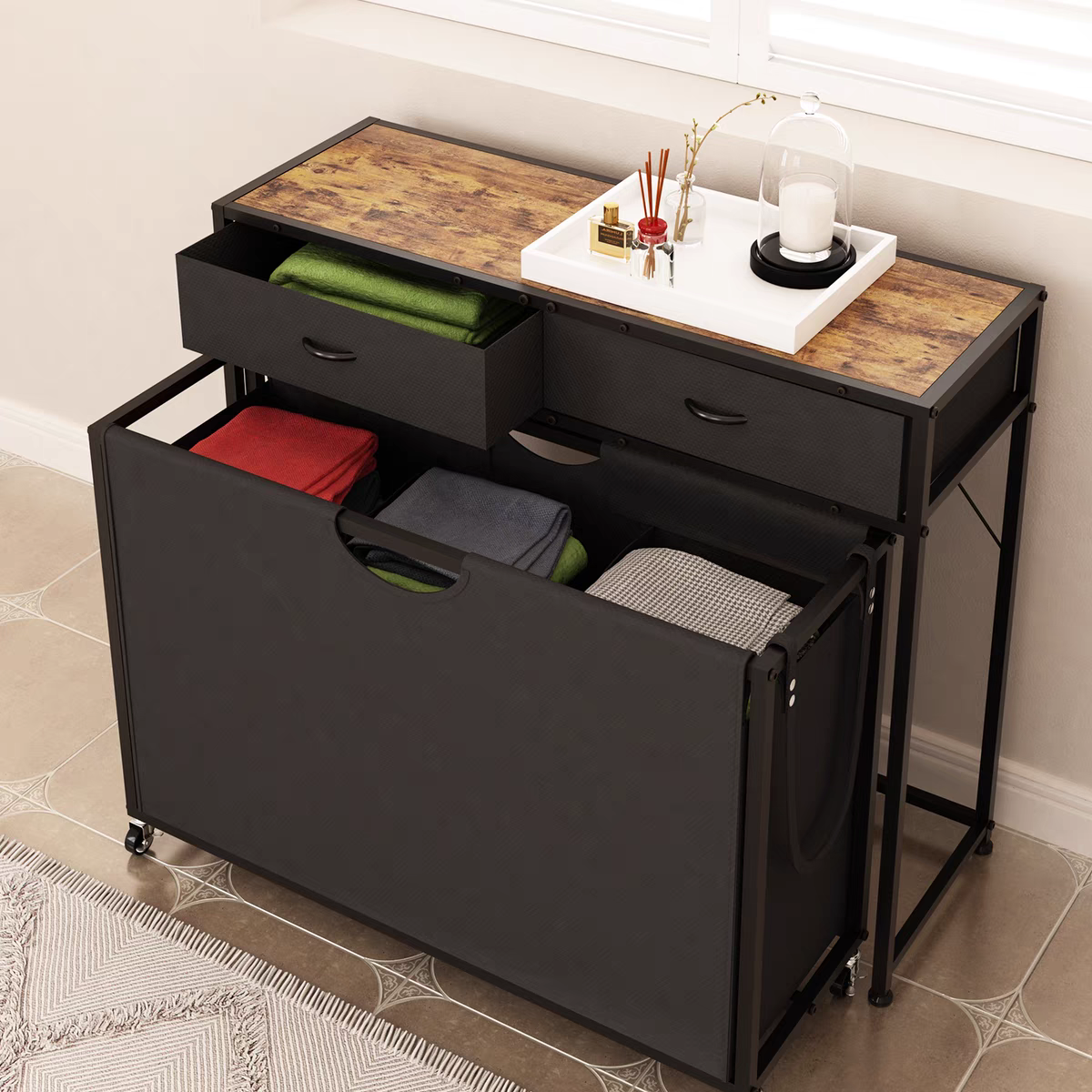 UR1205 | Mobile Utility Basket Rack – Urban Mood