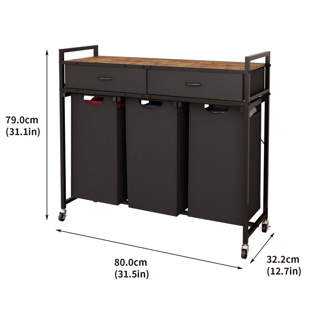 UR1205 | Mobile Utility Basket Rack