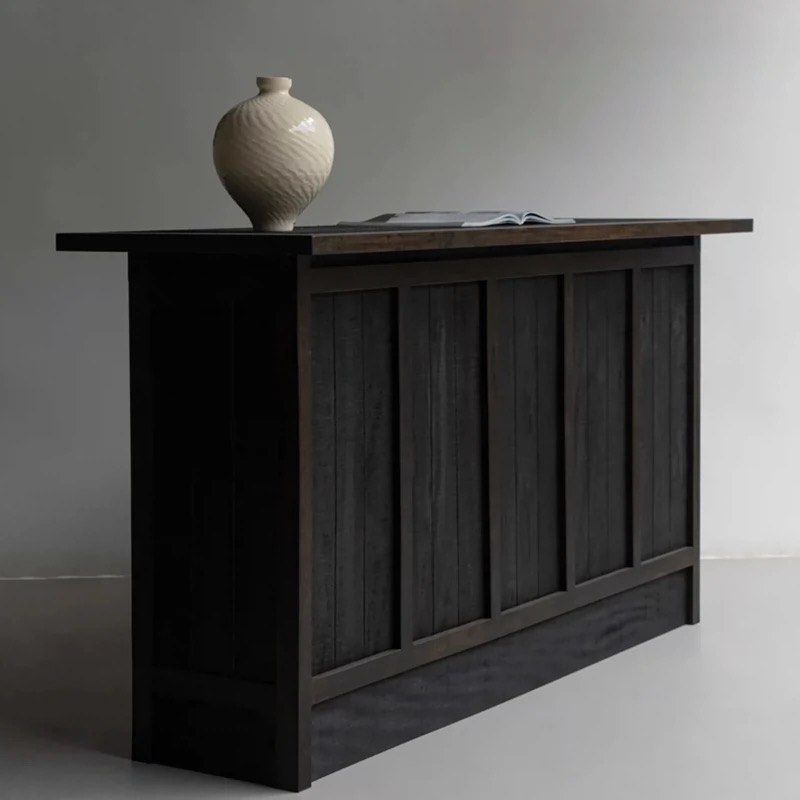 HARTWELL Modern Solid Wood Bar Table - Cassa Haus Singapore