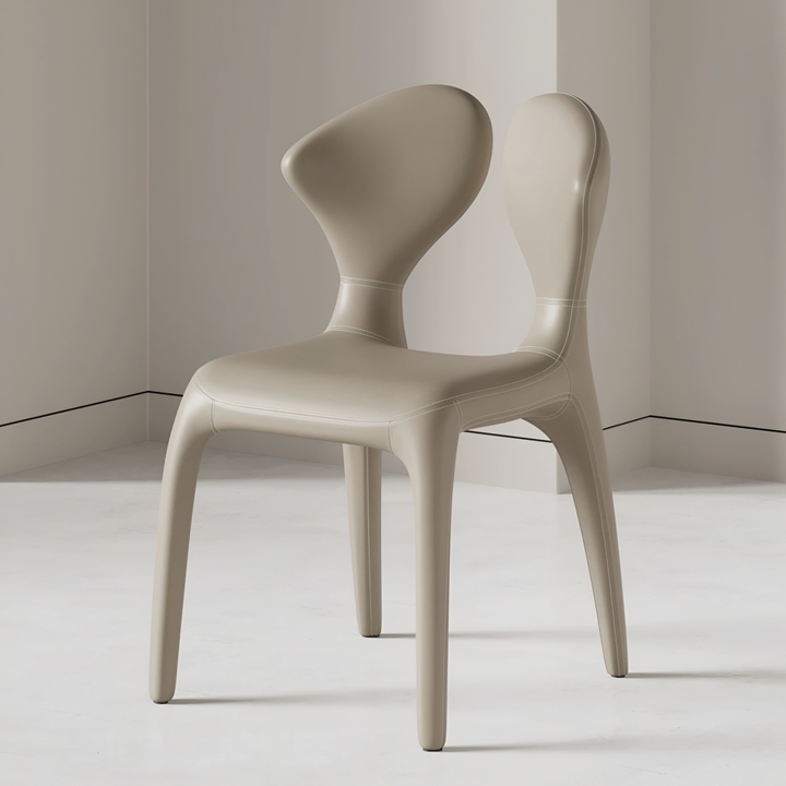 KORVAELIS Modern Leather Dining Chair - Urban Mood Singapore