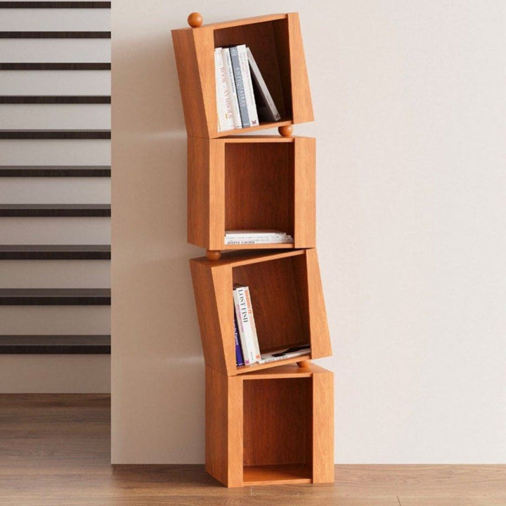 TRUSS Modern Solid Wood Bookshelf - Cassa Haus Singapore