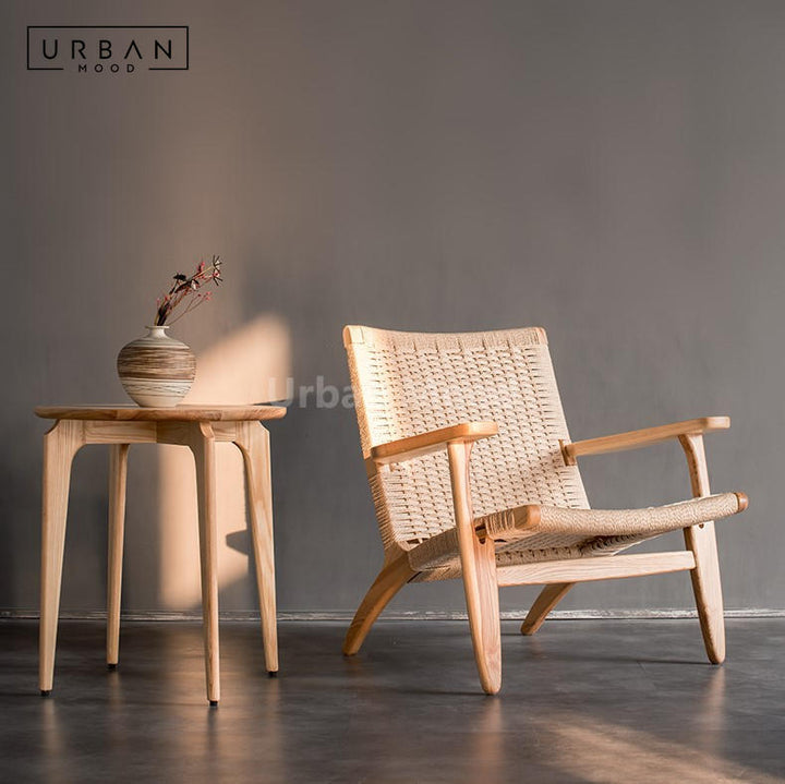 Premium | HAIG Solid Wood Armchair