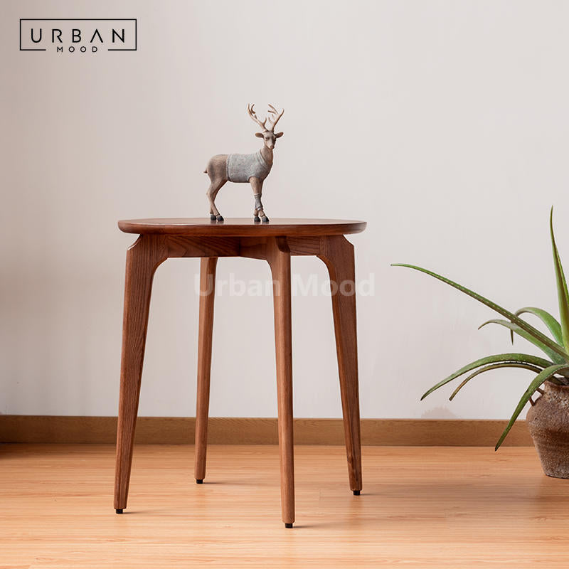 Premium | LINK Solid Wood Side Table