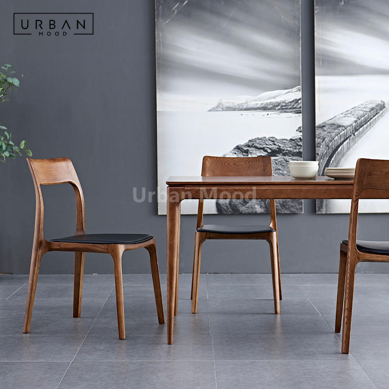 Premium | ADELINE Solid Wood Dining Table