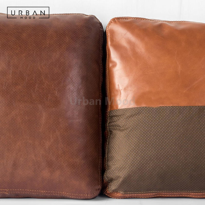 Premium | HANK Solid Wood Leather Chair and Sofa