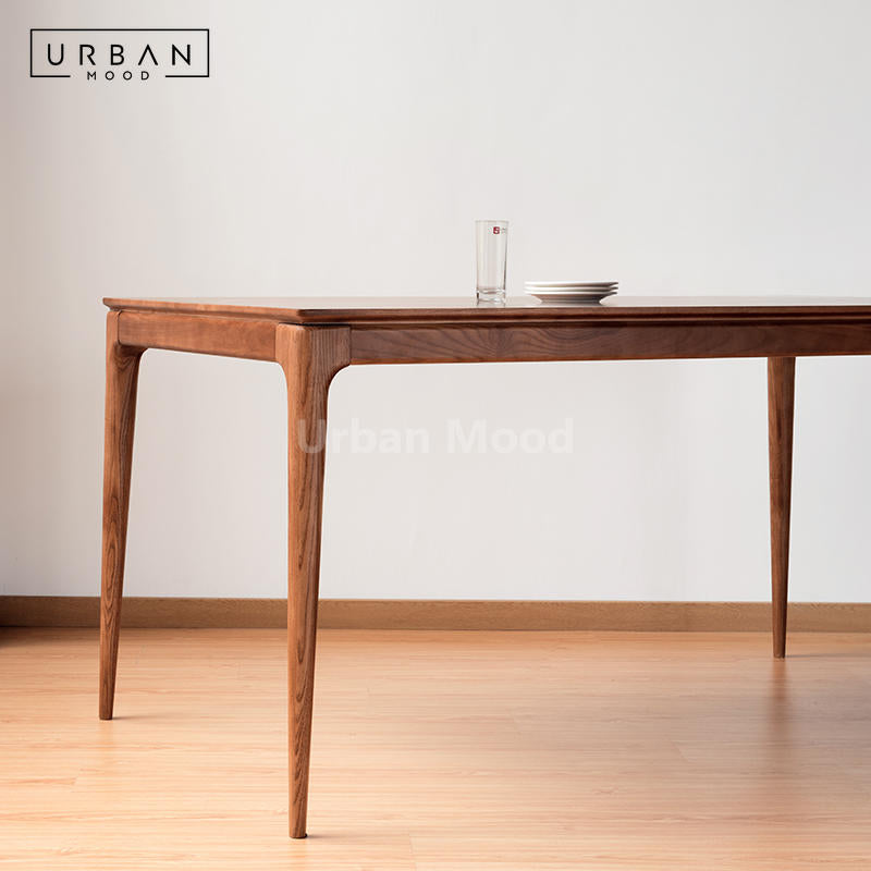 Premium | ADELINE Solid Wood Dining Table