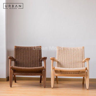 Premium | HAIG Solid Wood Armchair