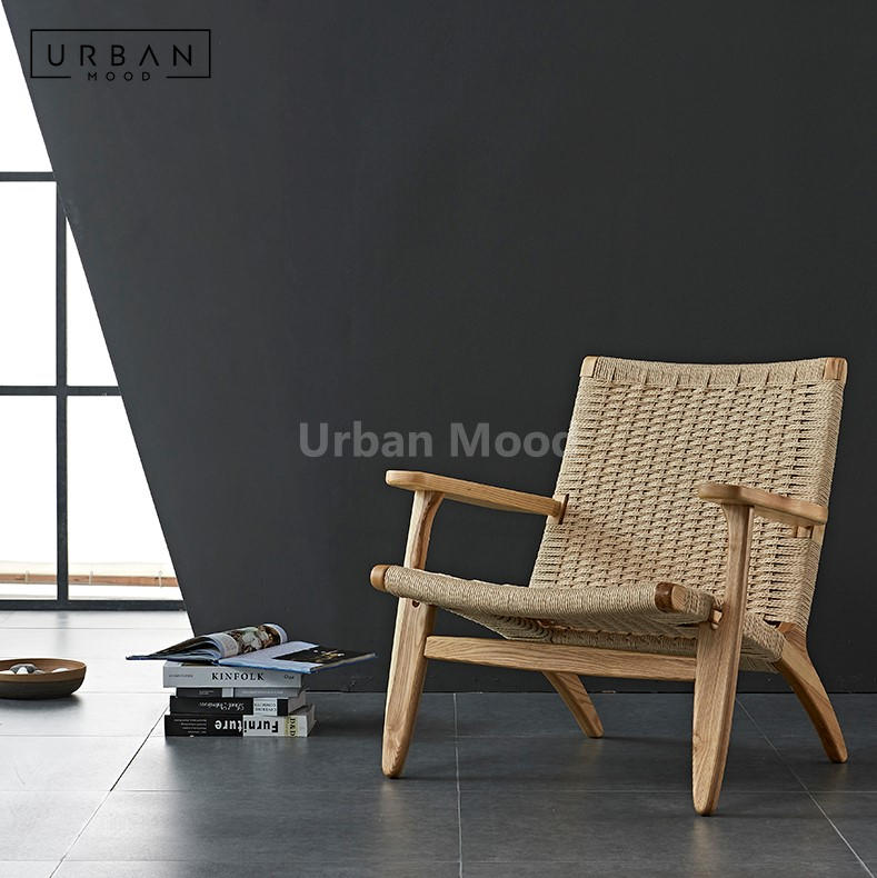 Premium | HAIG Solid Wood Armchair