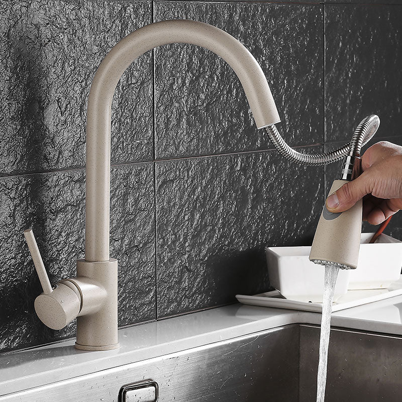 TISH Modern Matte Nude Extendable Tap Faucet