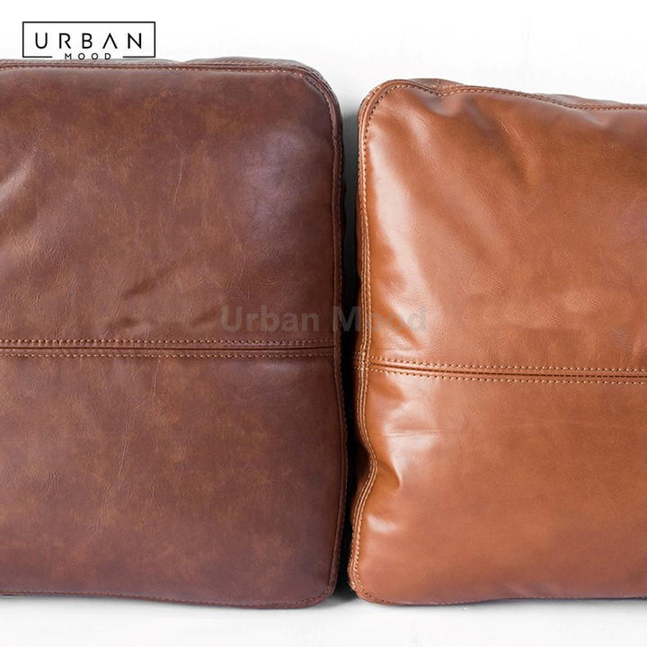 Premium | HANK Solid Wood Leather Chair and Sofa