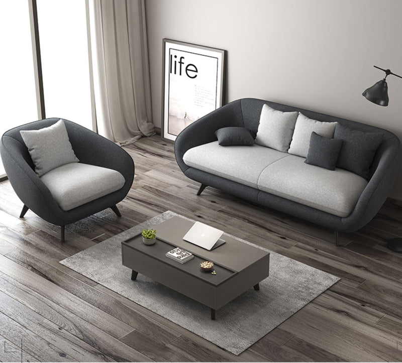 PEBBLEBAY Modern Fabric Sofa