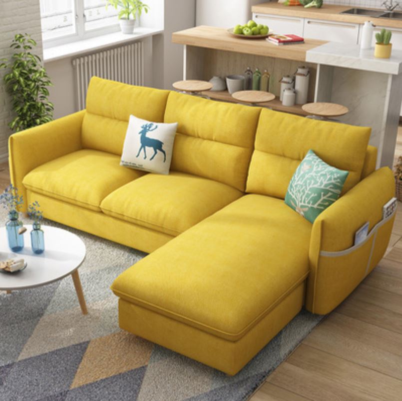 CLAUDETTE Modern Nordic Fabric Sofa