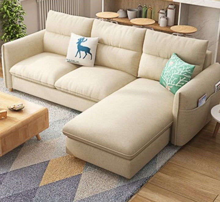 CLAUDETTE Modern Nordic Fabric Sofa