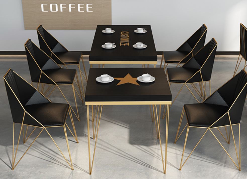 Modern and Sleek Office Work Bench / Office Table / Dining Table / Cafe Table