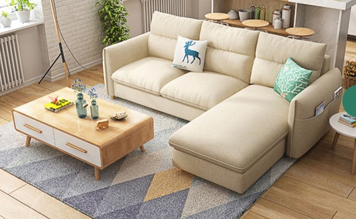 CLAUDETTE Modern Nordic Fabric Sofa