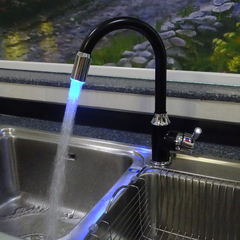 Smart LED Black Tap Faucet