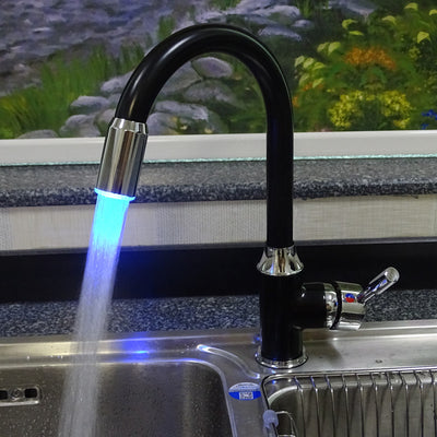 Smart LED Black Tap Faucet