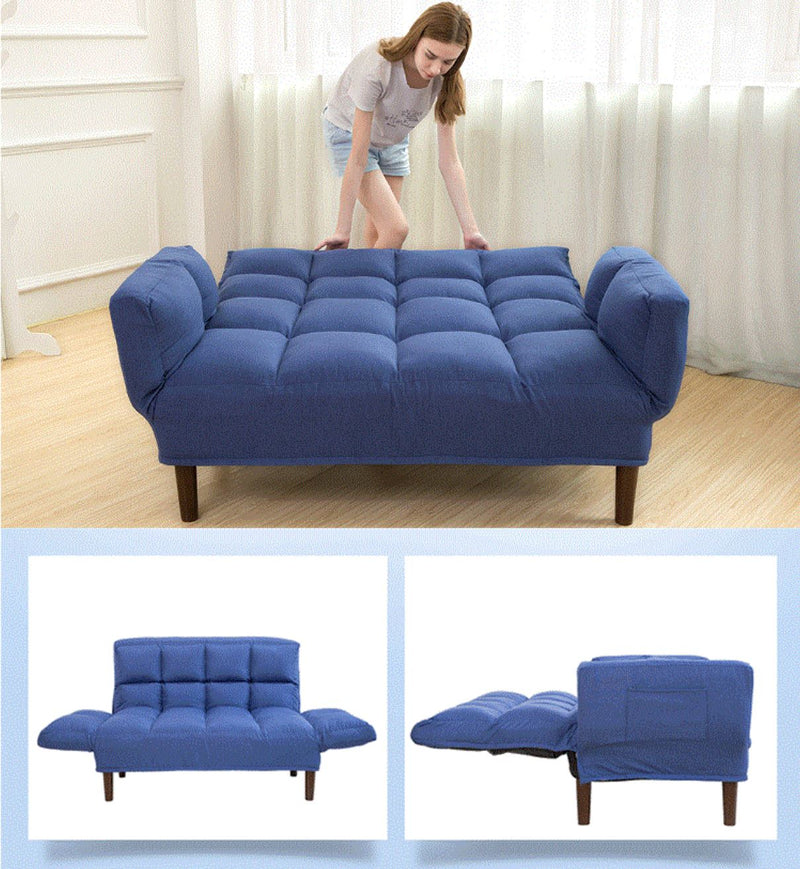 WIGBERT Modern Fabric Sofa Bed